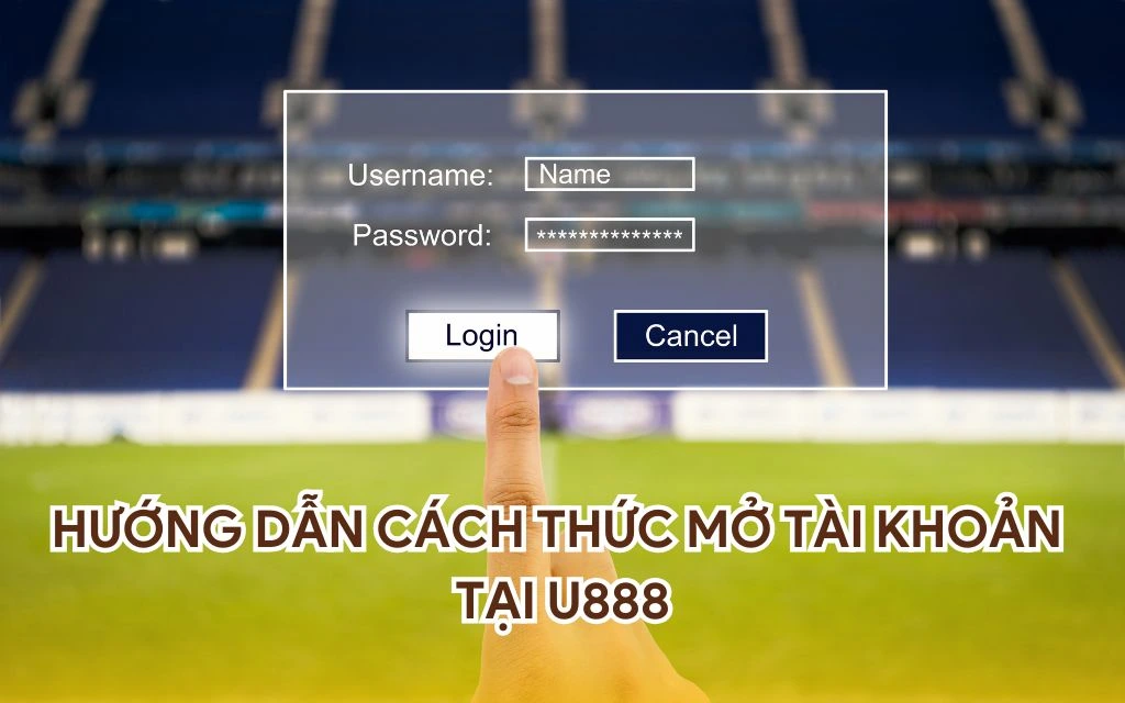 Hướng dẫn cách thức mở tài khoản tại U888