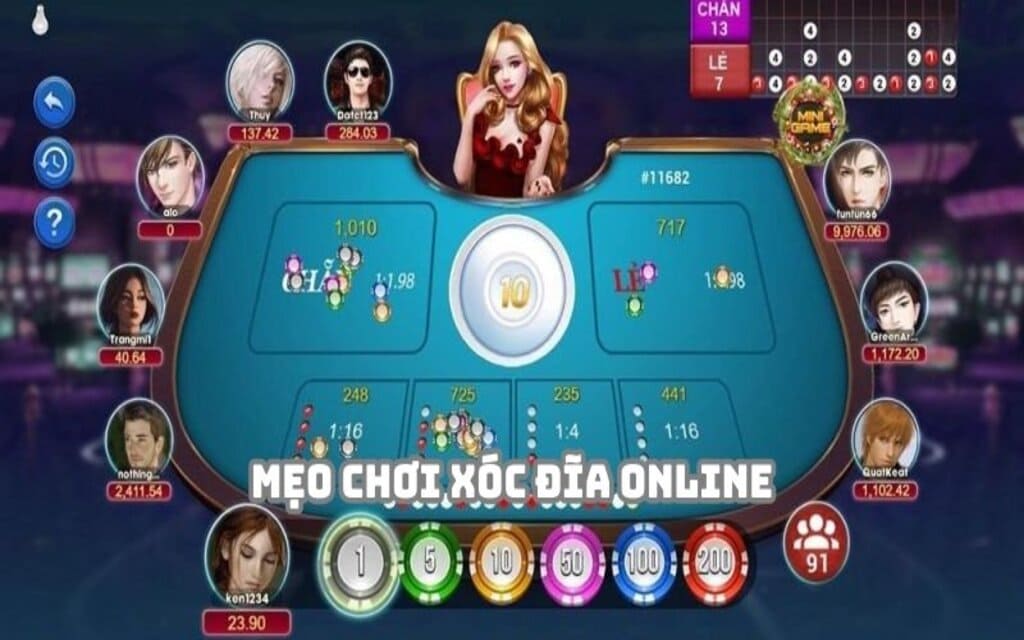 Mẹo chơi xóc đĩa online