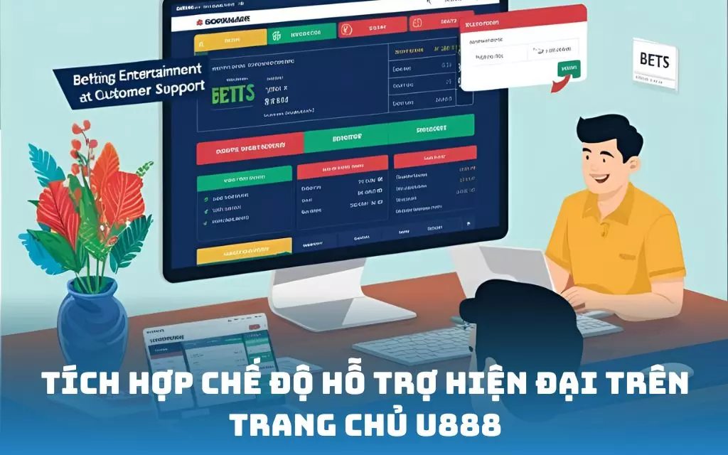 Tích hợp chế độ hỗ trợ hiện đại trên trang chủ
